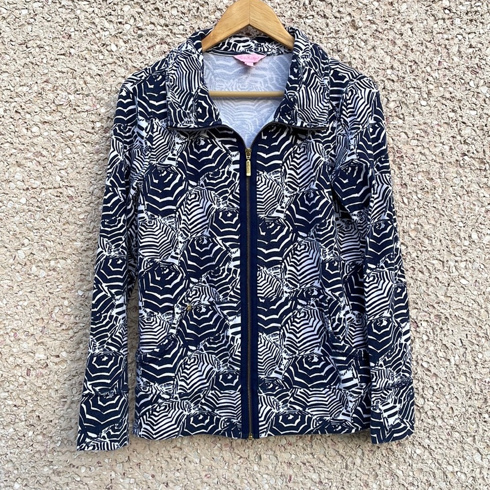Lilly Pulitzer “Oh Cabana Boy” Umbrella Pullover